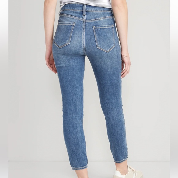 NWT High-Waisted Wow Super-Skinny Ankle Jeans - Picture 3 of 4